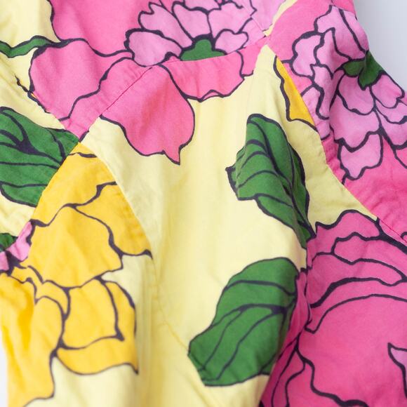 Banjanan Gracia Pink Floral Cotton Dress S - Picture 7 of 10